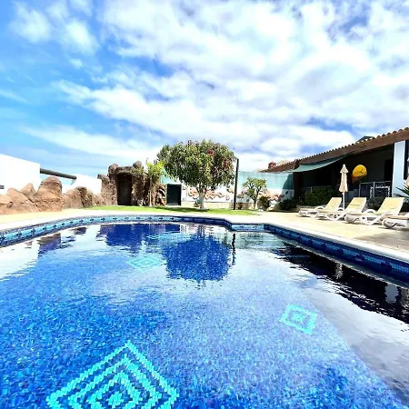 Villa Con Wifi, Piscina Privada, Ac Y Bbq En Tenerife Sur Playa Paraiso