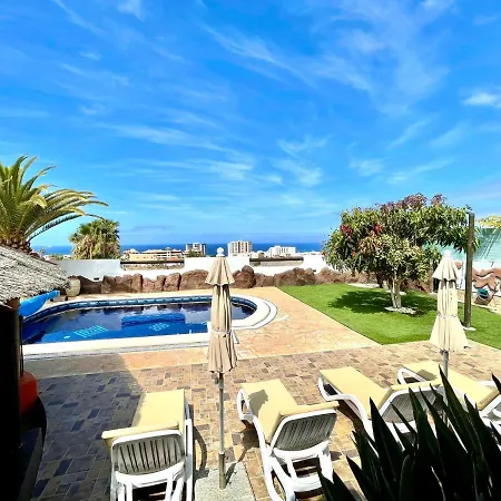 Con Wifi, Piscina Privada, Ac Y Bbq En Tenerife Sur Villa